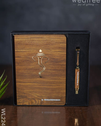 Ganesha Diary & Pen Gift Set - Wl2242 Corporate Gifts