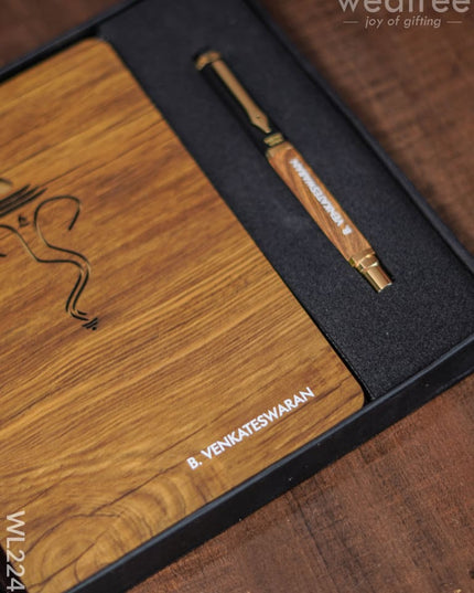 Ganesha Diary & Pen Gift Set - Wl2242 Corporate Gifts