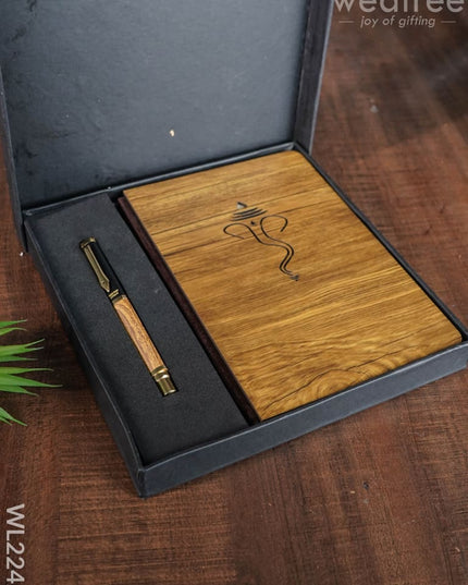 Ganesha Diary & Pen Gift Set - Wl2242 Corporate Gifts