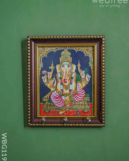 Ganesha Frame Key Hanger - WBG1192 - Photo Key Hangers RG