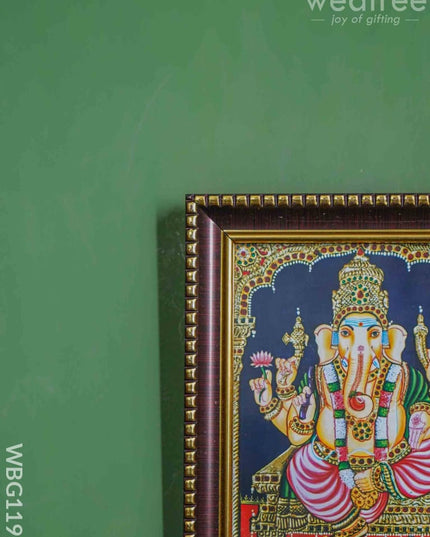 Ganesha Frame Key Hanger - WBG1192 - Photo Key Hangers RG