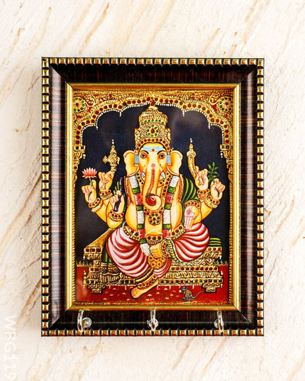 Ganesha Frame Key Hanger - WBG1192 - Photo Key Hangers RG