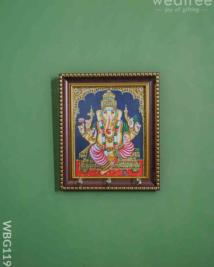 Ganesha Frame Key Hanger - WBG1192 - Photo Key Hangers RG