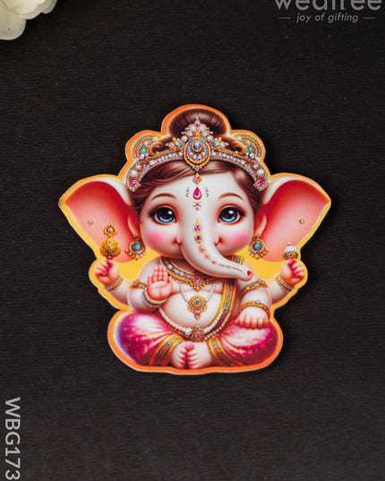 Ganesha Fridge Magnet - WBG1731 - Fridge Magnet RG