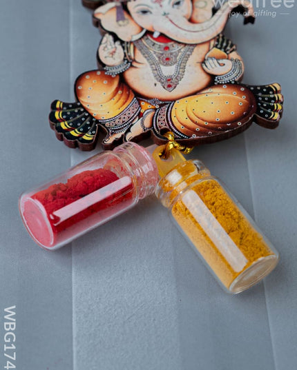 Ganesha Haldi Kumkum Set - WBG1740 - Add-ons