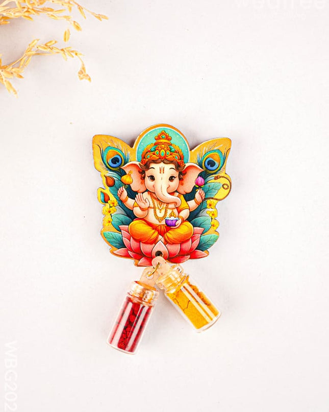 Ganesha Haldi Kumkum Set - WBG2023 - Add-ons