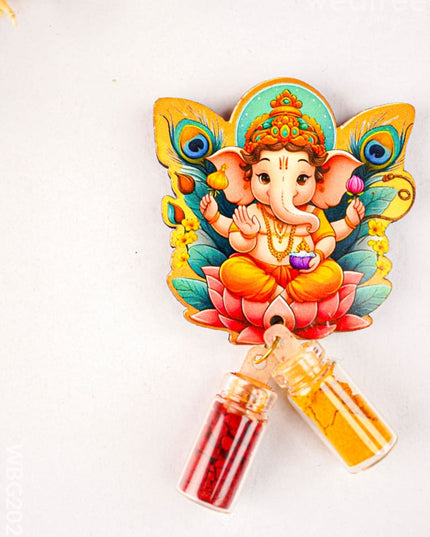 Ganesha Haldi Kumkum Set - WBG2023 - Add-ons