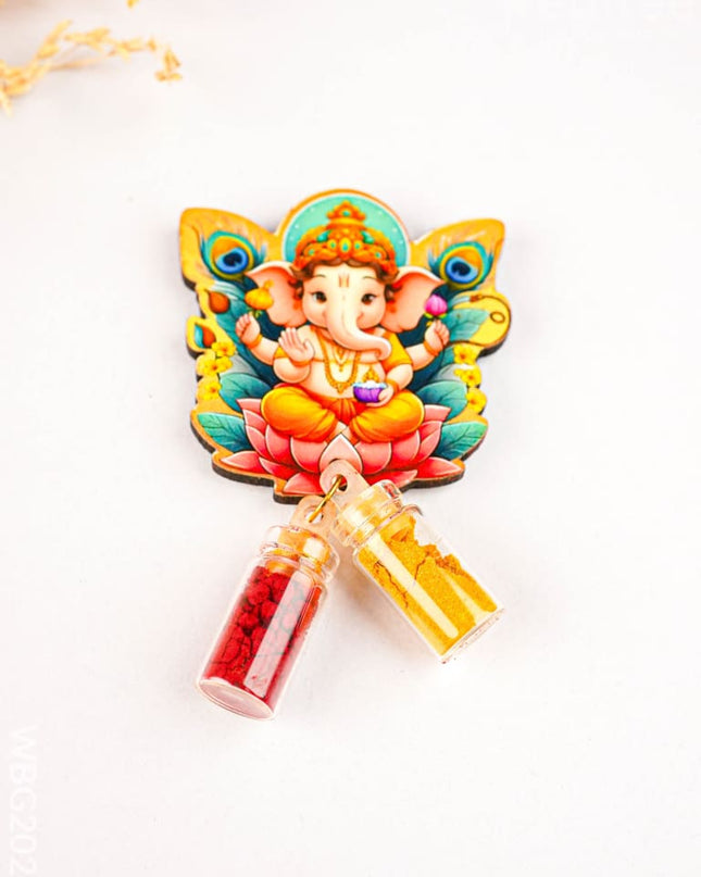 Ganesha Haldi Kumkum Set - WBG2023 - Add-ons
