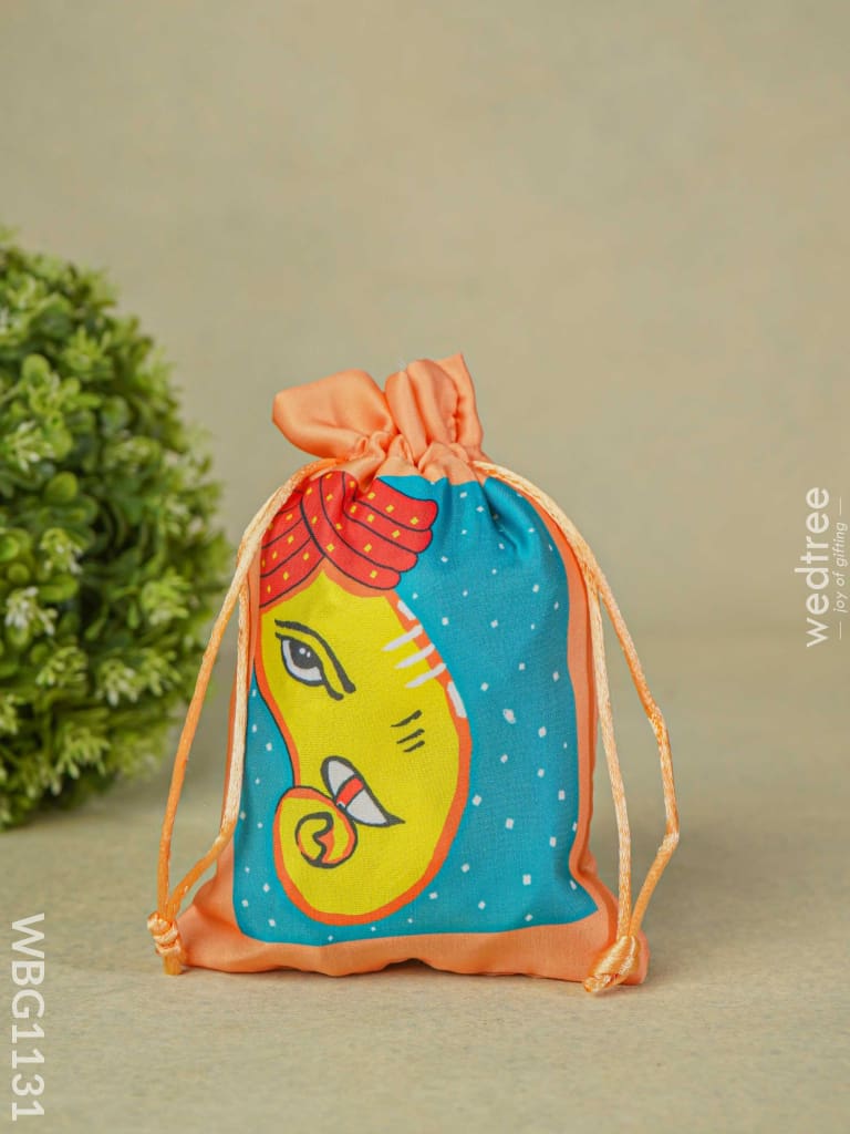 Ganesha Printed String Bag - Wbg1131 Bags