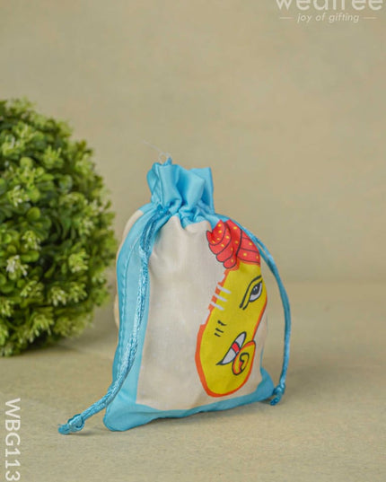 Ganesha Printed String Bag - Wbg1131 Bags