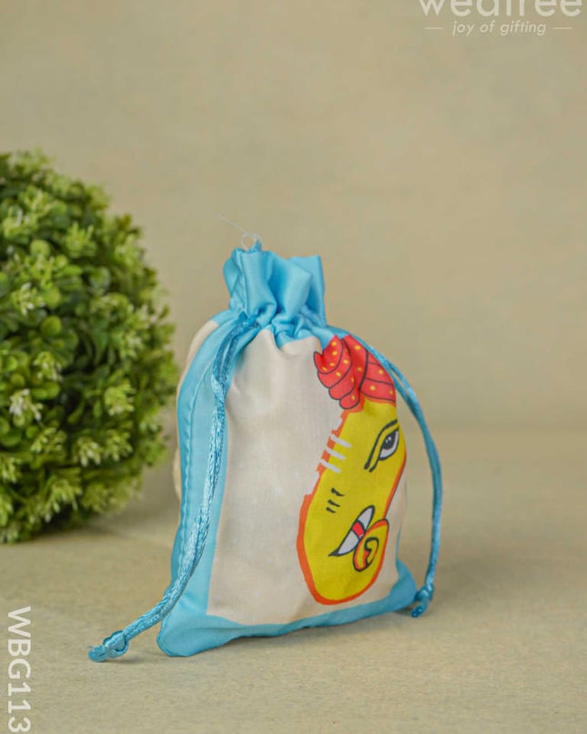Ganesha Printed String Bag - Wbg1131 Bags
