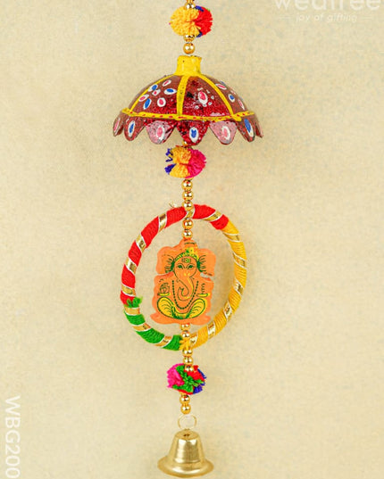 Ganesha Thoran with Bell - 15 inch - WBG2007 - Thorans RG