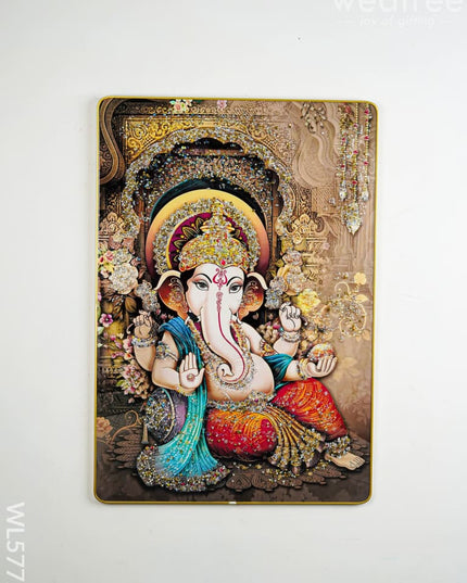 Ganesha Wall Hanging Frame - 26x18 inch - WL5772 - Frames
