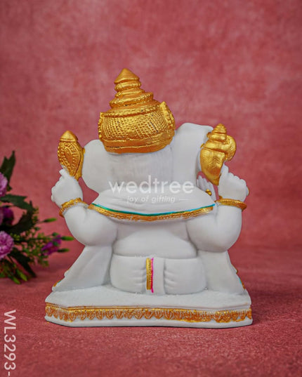 Polyresin Rat Ganesha Idol - Wl3293-4 Showpieces