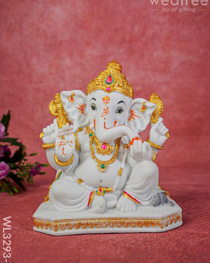 Polyresin Rat Ganesha Idol - Wl3293-4 Showpieces