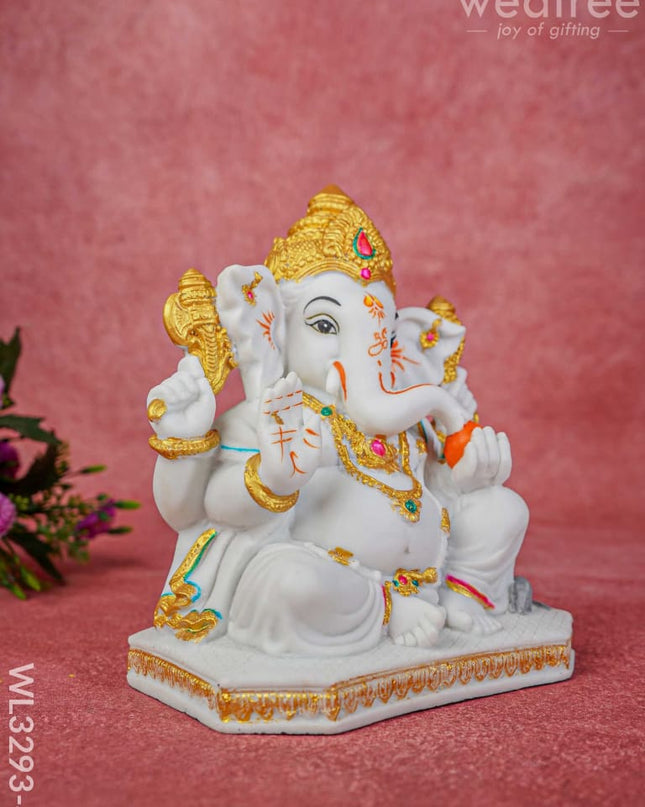 Polyresin Rat Ganesha Idol - Wl3293-4 Showpieces