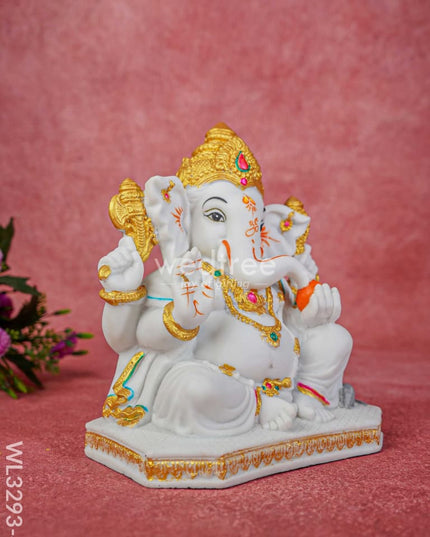 Polyresin Rat Ganesha Idol - Wl3293-4 Showpieces