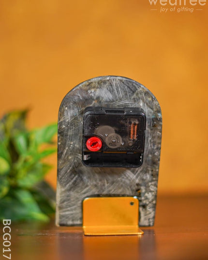 Gemstone Table Clock - Black Bcg0172 Give-Aways