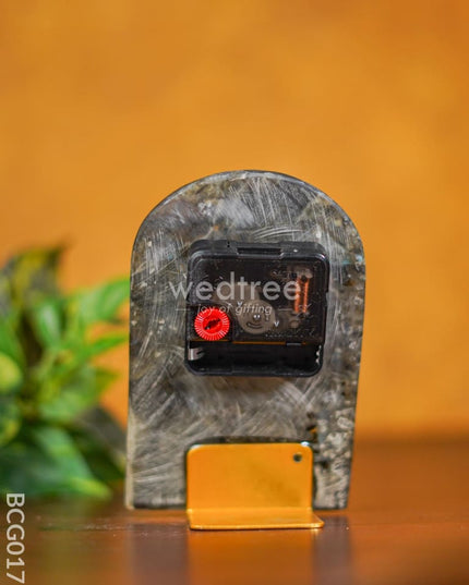Gemstone Table Clock - Black Bcg0172 Give-Aways