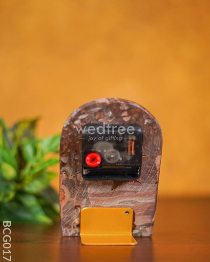 Gemstone Table Clock - Red Bcg0173 Give-Aways