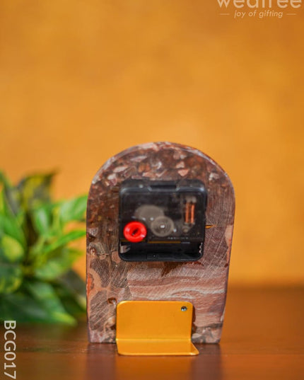 Gemstone Table Clock - Red Bcg0173 Give-Aways