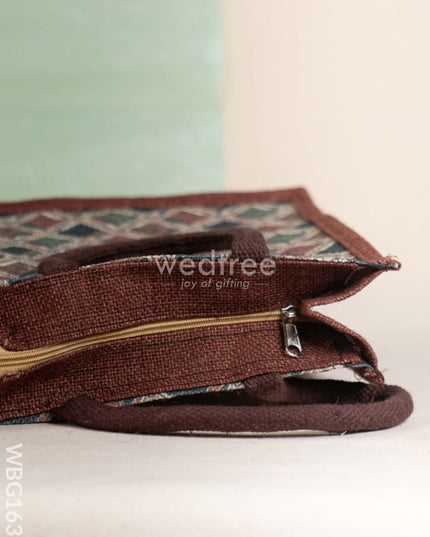 Jute Bag with Print - WBG1635 Jute Bags