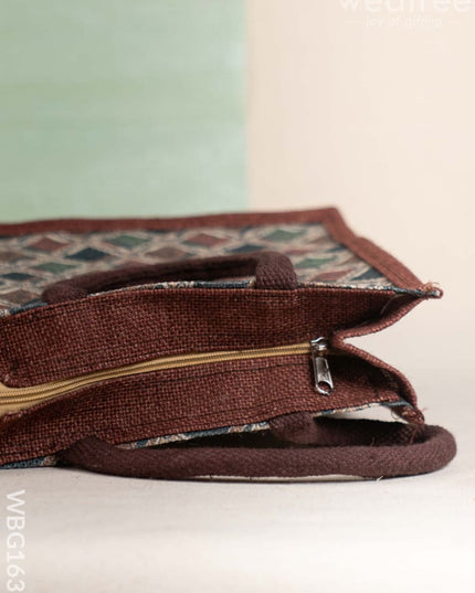 Jute Bag with Print - WBG1635 Jute Bags