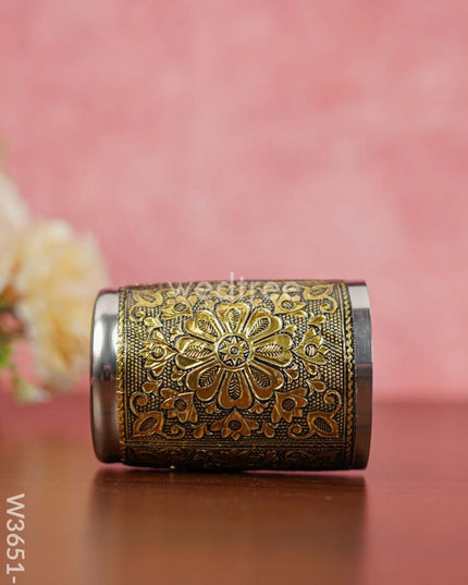 German Oxidised Glass In Gold Finish - W3651-2 Utensils