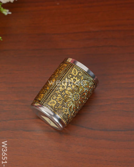 German Oxidised Glass In Gold Finish - W3651-2 Utensils