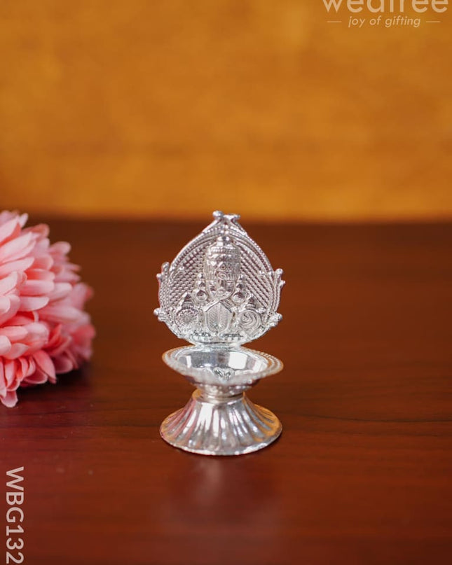 German Sillver Perumal Diya - Wbg1327 Silver Diya