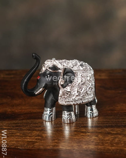 German Silver 3Inch Elephant (Set Of 2) - Wl0887 Figurines