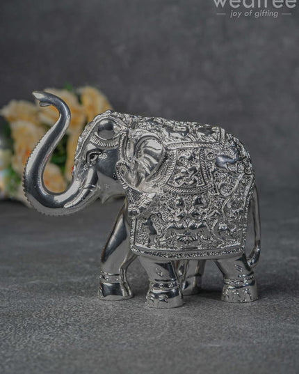 German Silver 6.5 Inches Elephant - Wl1983 Wl1983-4 Figurines