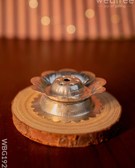 German silver agarbathi stand - WBG1922 - German Silver Pooja Utility RG