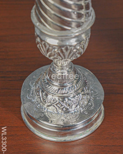 German Silver Annapakshi Kuthu Vilaku - Set Of 2 23 Inch Wl3300-2 Diyas