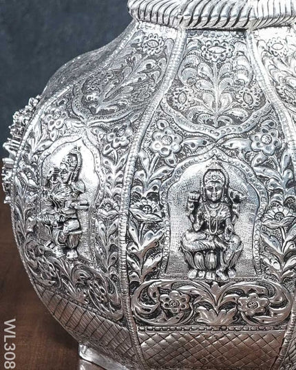 German Silver Ashtalakshmi Antique Kudam - Wl3085 Pooja Utility