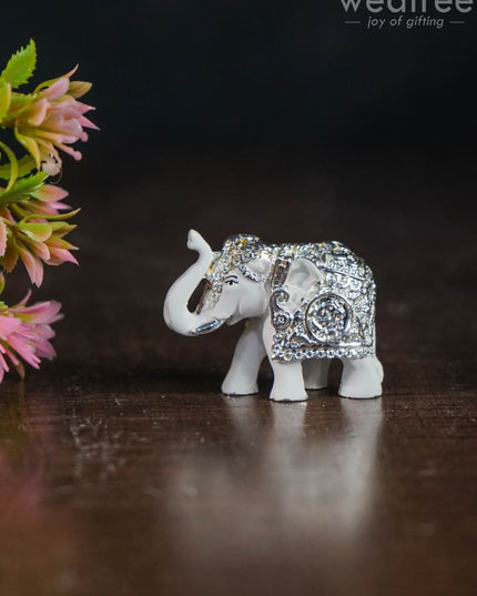 German Silver - Baby Elephant 1.5 Inch ( Set Of 2 ) Wl1292 Figurines