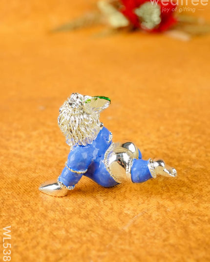 German Silver Baby Krishna - 2 inch - WL5386 - German Silver Figurines