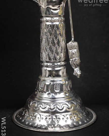 German Silver Banana Tree - 14 inch - WL5130 German Silver Pooja Utility