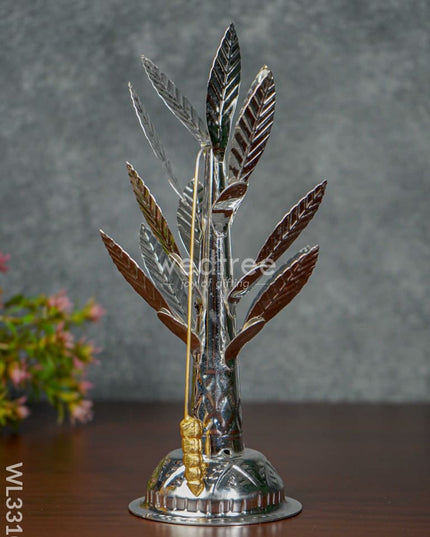 German Silver Banana Tree - 8 Inch Wl3310 Pooja Utility