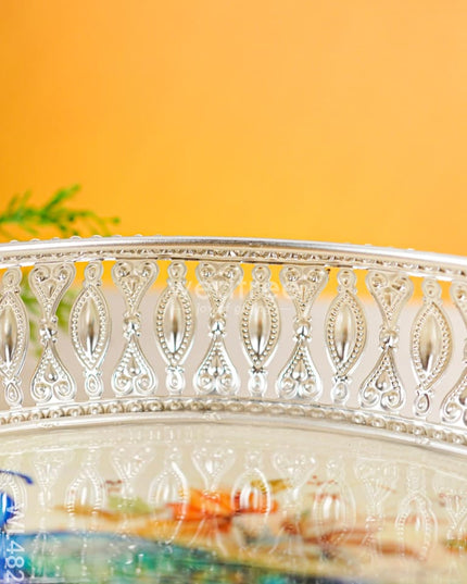 German Silver Bowl - 8 ich - WL4820 German Silver Pooja Utility