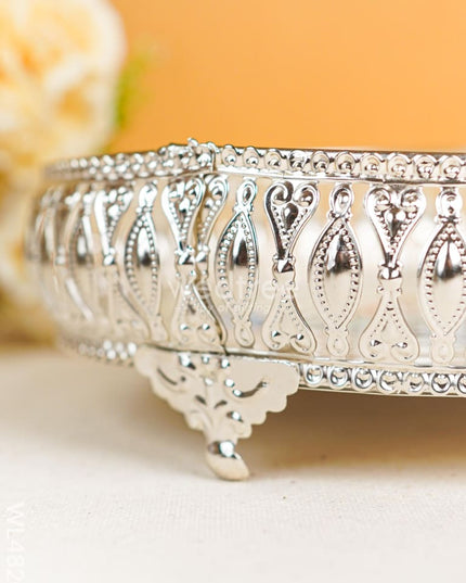 German Silver Bowl - 8 ich - WL4820 German Silver Pooja Utility