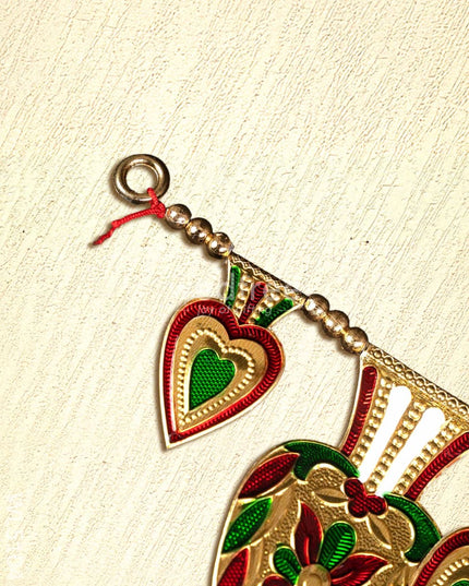 German Silver Designer Thoran - WL5104 German Silver Pooja Utility