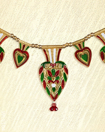 German Silver Designer Thoran - WL5104 German Silver Pooja Utility