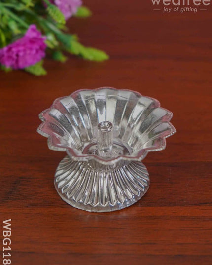German Silver Devadas Diya - Wbg1182 Diyas