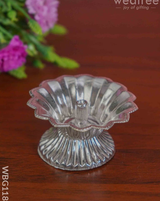 German Silver Devadas Diya - Wbg1182 Diyas