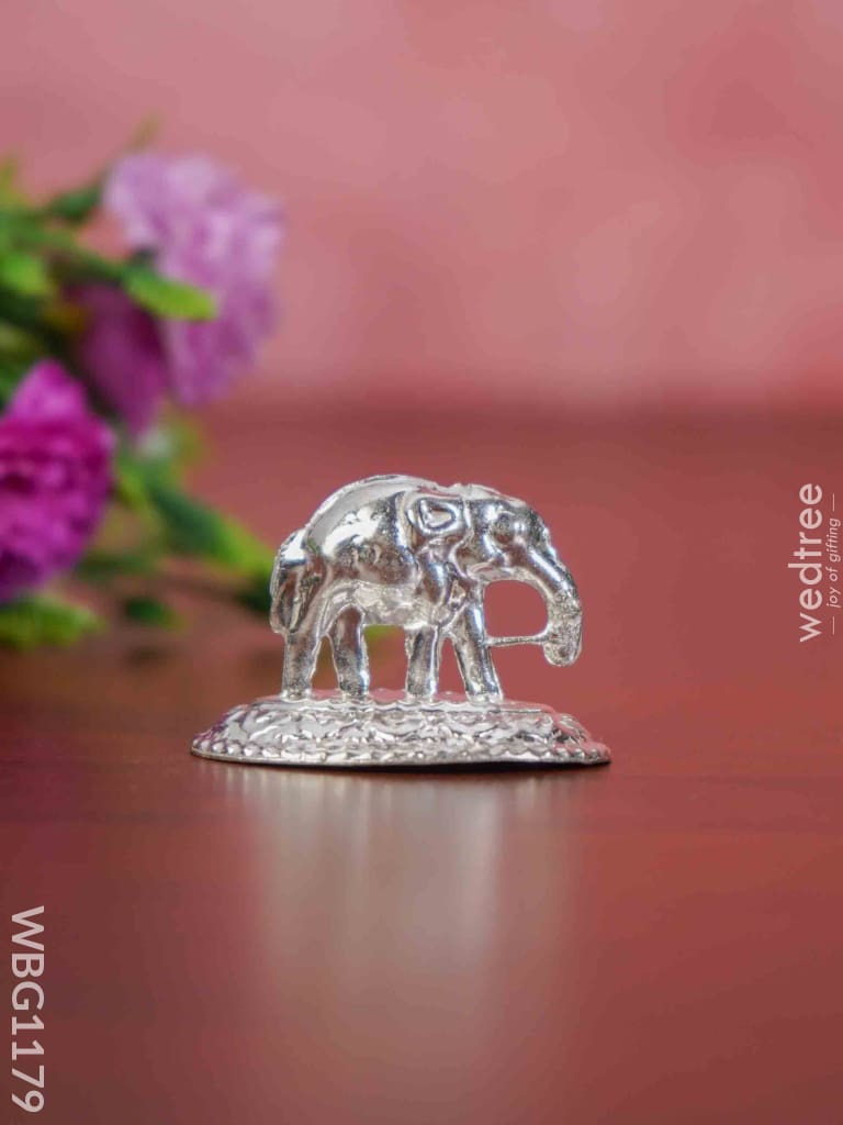 German Silver Elephant Idol - Wbg1179 Divine Figurines