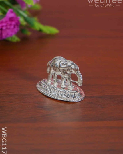 German Silver Elephant Idol - Wbg1179 Divine Figurines