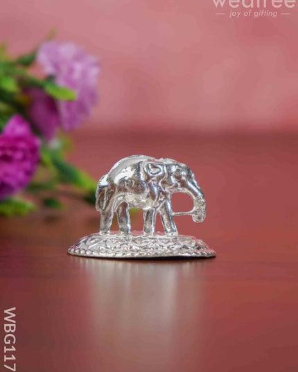 German Silver Elephant Idol - Wbg1179 Divine Figurines