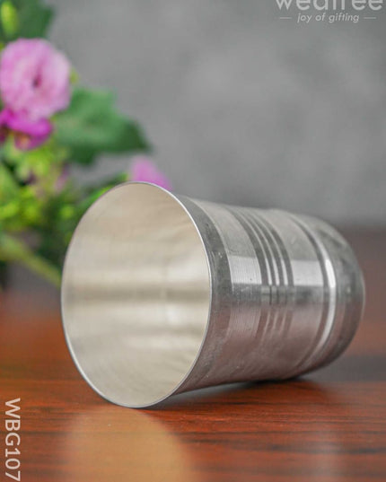 German Silver Glass - Wbg1072 Pooja Utilities