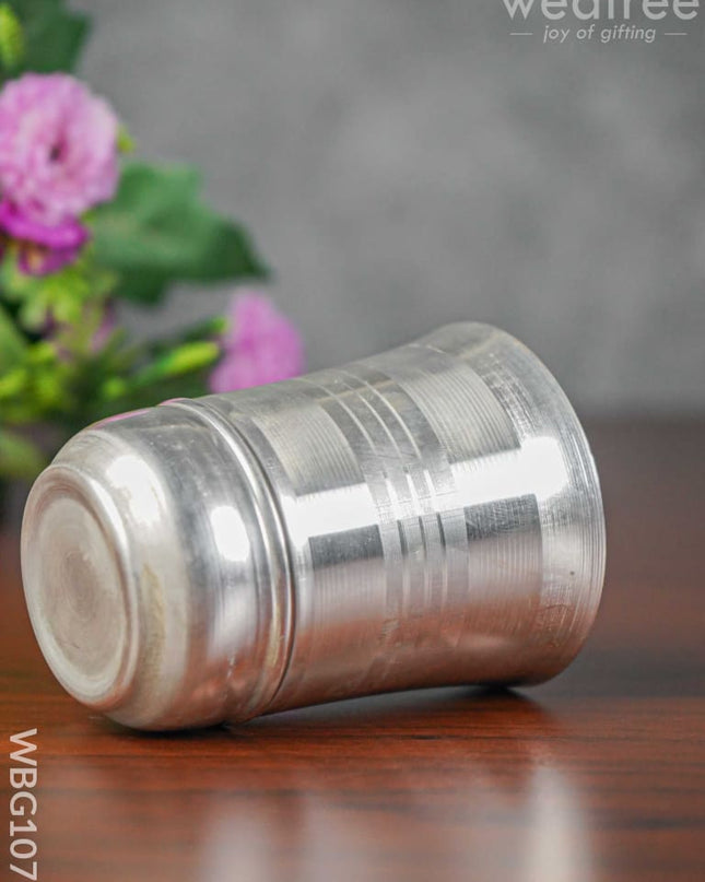 German Silver Glass - Wbg1072 Pooja Utilities